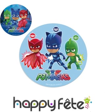 Disque azyme pour gâteau Pj Masks 20cm