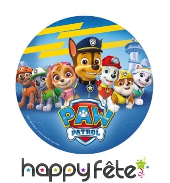 Disques azyme Pat Patrouille de 20cm