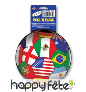 Decor ballon de foot international