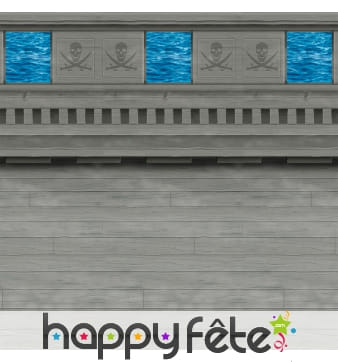 Decor bateau de pirates