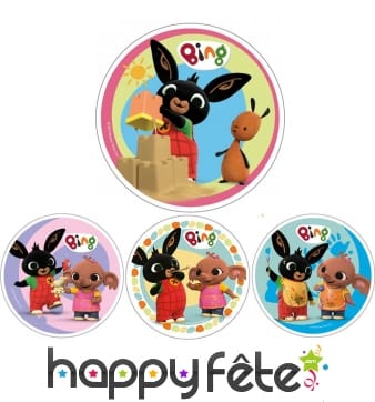 Disque Bing et ses amis en azyme de 21 cm