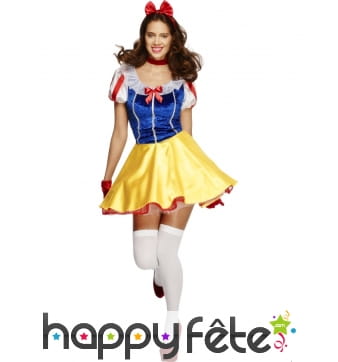 Déguisement blanche sexy pour femme