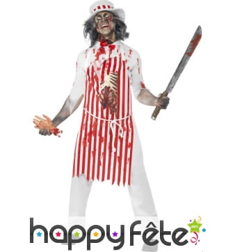 Déguisement boucher sanglant