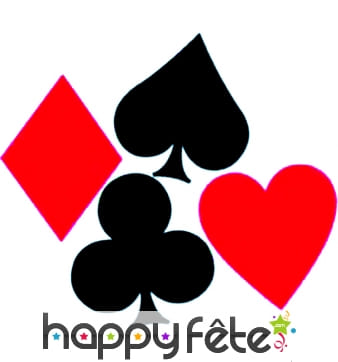 Décor carte de poker