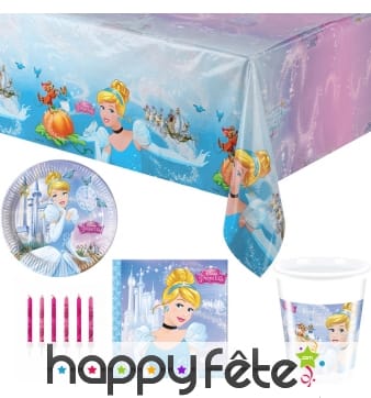 Décoration Cendrillon d'anniversaire