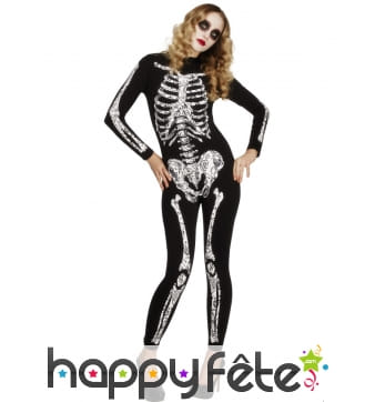 Déguisement costume de squelette