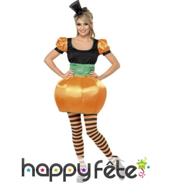 Déguisement citrouille femme