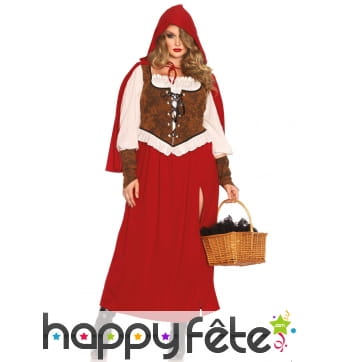 Déguisement chaperon rouge grande taille