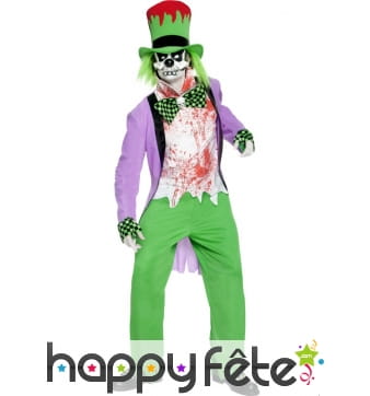 Déguisement chapelier zombie