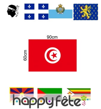 Drapeau de 60 x 90 cm