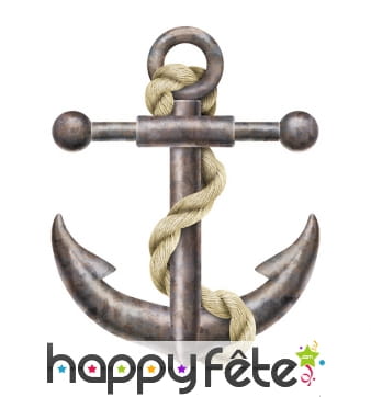Décor d'ancre en carton de 152 cm
