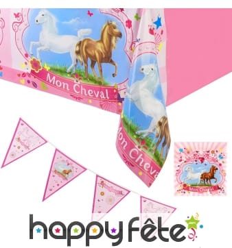Décoration d'anniversaire Mon Cheval