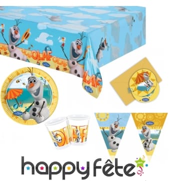 Décoration d'anniversaire Olaf