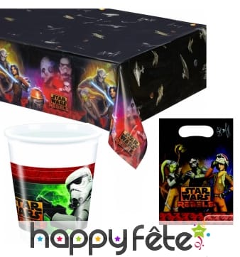 Décoration d'anniversaire Star Wars Rebels