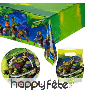 Décorations d'anniversaire Tortue Ninja
