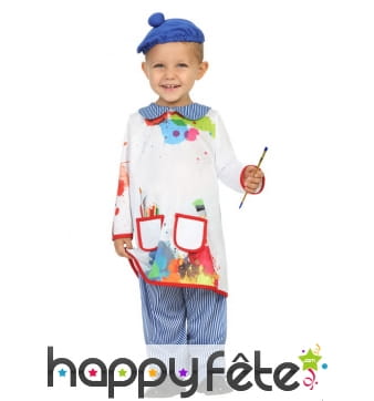 Déguisement de bébé artiste peintre