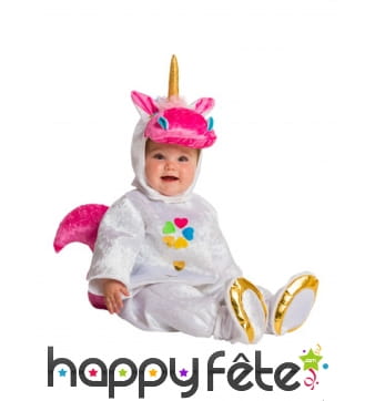 Déguisement de bébé licorne