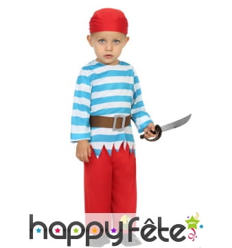 Déguisement de bébé moussaillon pirate
