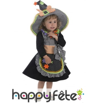 Déguisement de bébé sorcière des étoiles