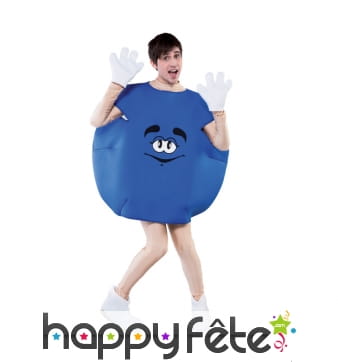 Déguisement de bonbon bleu