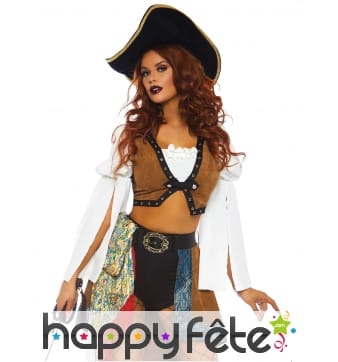 Déguisement de boucanière sexy pour adulte