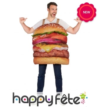 Déguisement de burger pour adulte