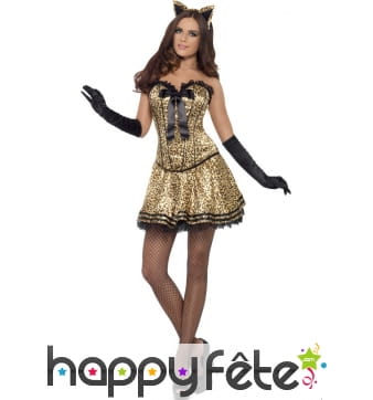Déguisement de chat sexy haut de gamme.