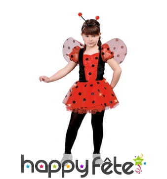 Déguisement de coccinelle pour fillette