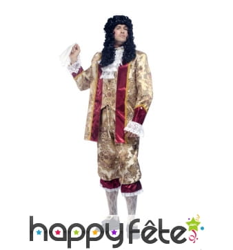 Déguisement de comte doré