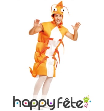 Déguisement de crevette pour adulte