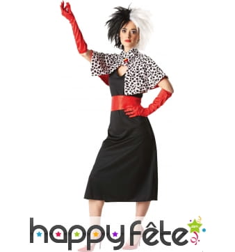 Déguisement de Cruella pour femme adulte