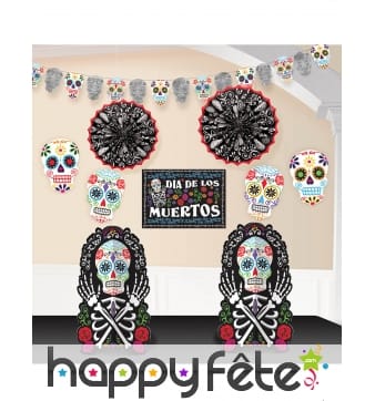 Décoration Dia de los muertos en kit