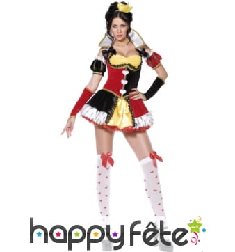 Déguisement dame de coeur sexy