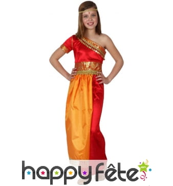 Déguisement de danseuse de Bollywood pour enfant