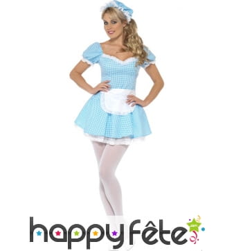 Déguisement de dorothée bleu
