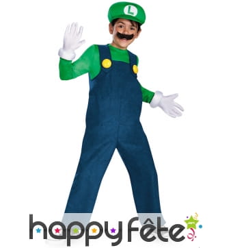 Déguisement Deluxe de Luigi pour garçon