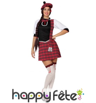 Déguisement d'écossaise pour femme