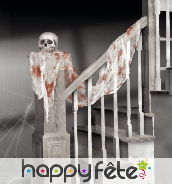 Drap décoratif ensanglanté