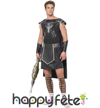 Déguisement de gladiateur noir