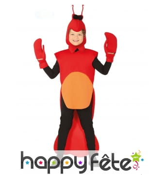 Déguisement de homard pour enfant