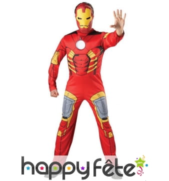 Déguisement de Iron man pour homme, officiel