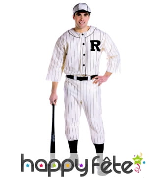 Déguisement de joueur de baseball pour adulte