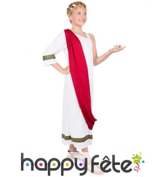 Déguisement de Jules César pour enfant fille