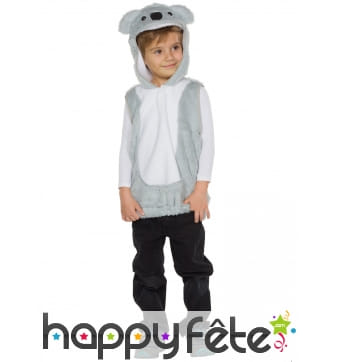 Déguisement de Koala pour enfant, avec capuche