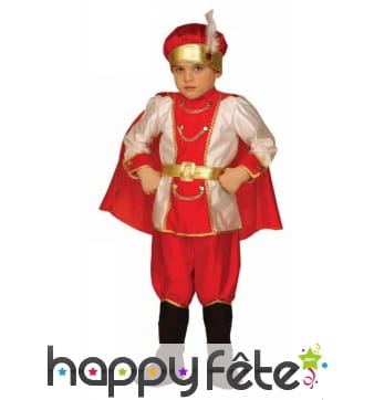 Déguisement de maharadjah rouge pour garçon