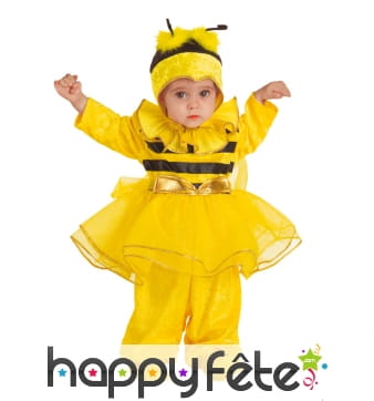 Déguisement de mini abeille en tutu pour bébé