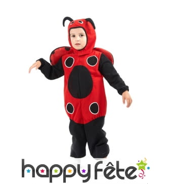 Déguisement de mini coccinelle rouge pour enfant