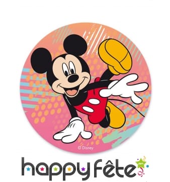 Disque de Mickey break dance en azyme de 20cm