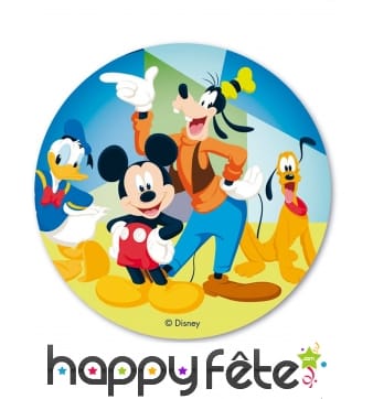 Disque de Mickey et ses amis en azyme de 20 cm