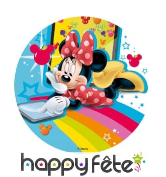 Disque de Minnie en amidon de 18,5 cm